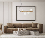 Lampa wisząca Reverso  (PND-5622-4-BRO-W) - Italux