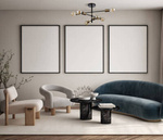 Lampa sufitowa Piansi 6 (PND-4025-6-BL-HBR) - Italux