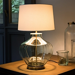 Lampy Stojące i Stołowe Szklane