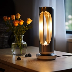 Lampy Stojące Srebrne