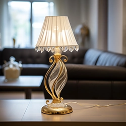 Lampy Stojące Złote