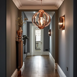 Lampy Wiszące Miedziane