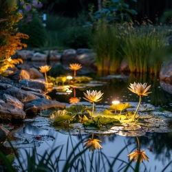 Oświetlenie Oczka Wodnego