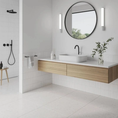 Kinkiety aluminiowe w nowoczesnym wnętrzu - eleganckie, trwałe oświetlenie ścienne z oferty Tomix.pl