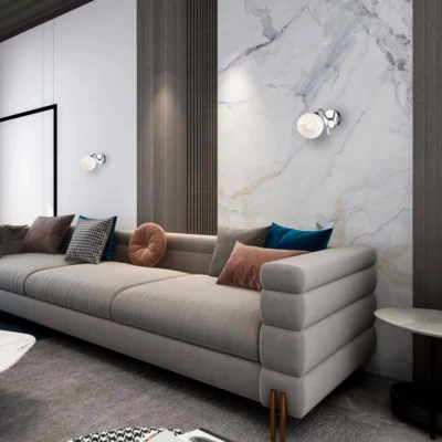 Chromowane kinkiety ścienne do nowoczesnych i eleganckich wnętrz - Tomix.pl