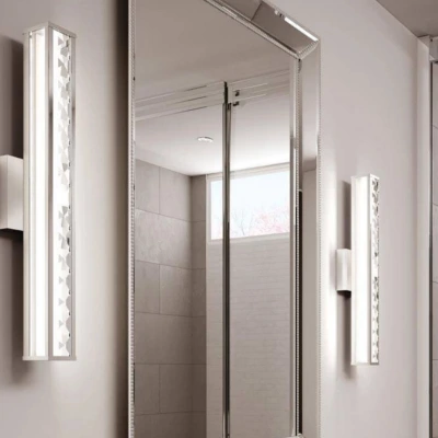 Kinkiety glamour z kryształami, szkłem i metalicznymi wykończeniami do eleganckich aranżacji wnętrz — Tomix.pl