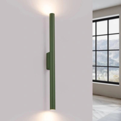 Kinkiety zielone do salonu, sypialni i łazienki — naturalne oświetlenie wnętrz Tomix.pl