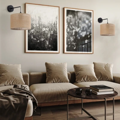 Kinkiety z abażurem – przytulne oświetlenie ścienne – Tomix.pl