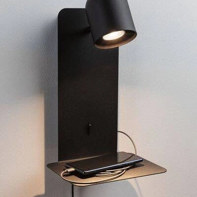 Kinkiety z kablem do gniazdka - aranżacja wnętrza