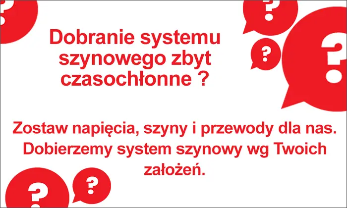 dobór systemu szynowego