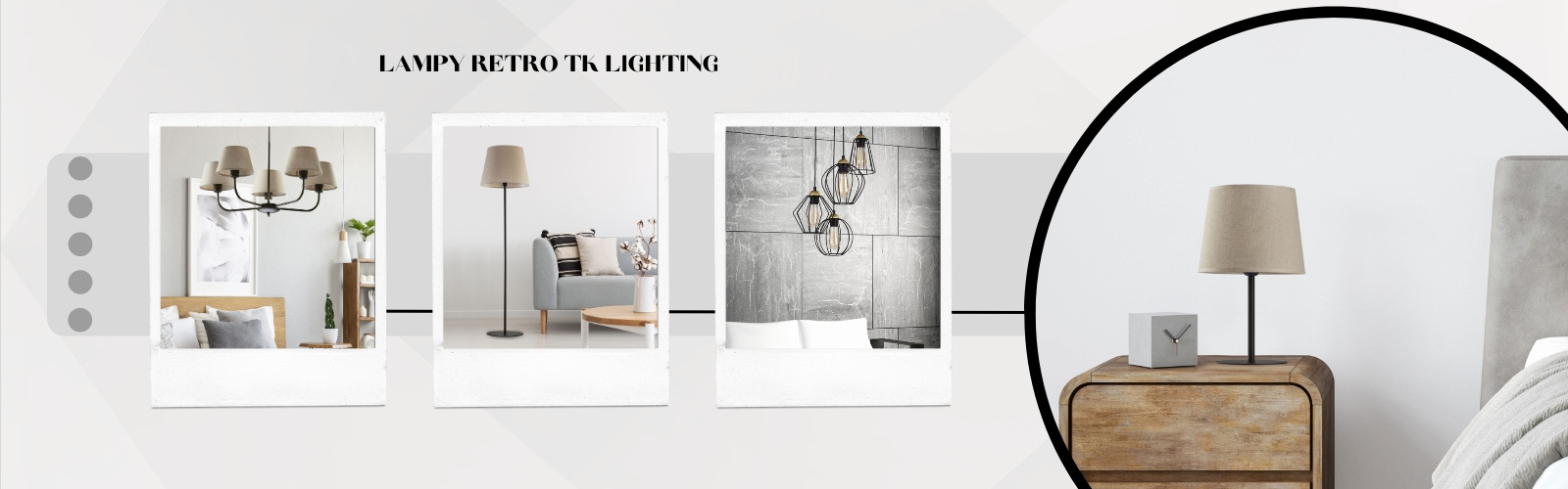 Baner TK-Lighting Lampy retro - Tomix.pl