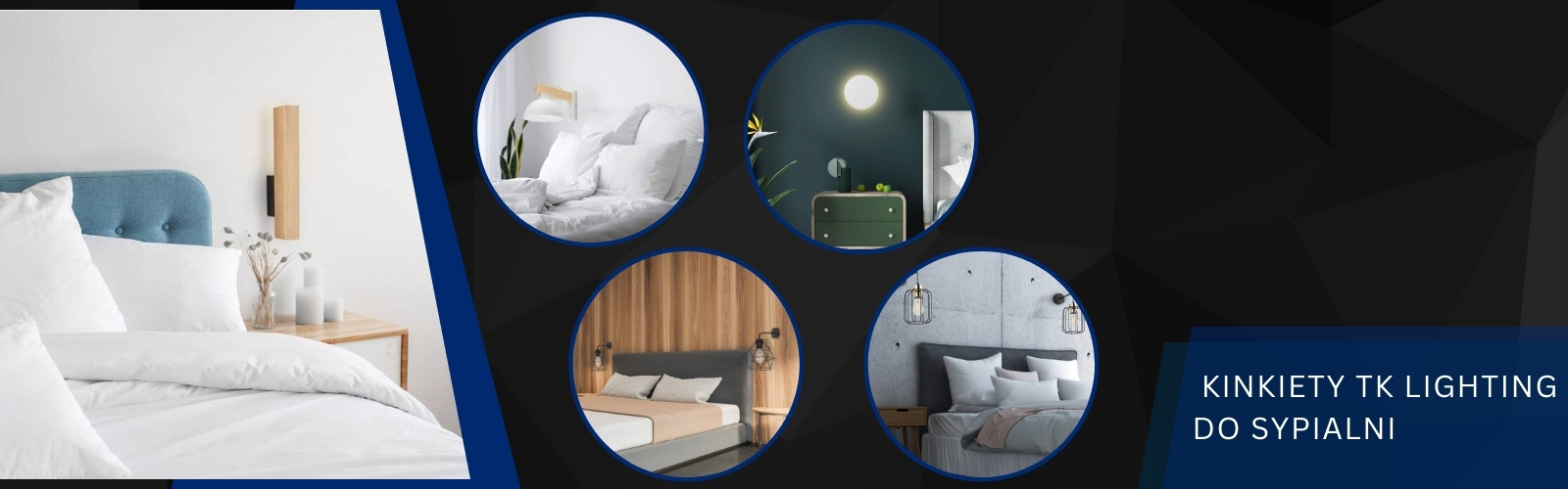Baner TK-Lighting kinkiety do sypialni - Tomix.pl