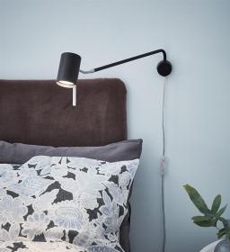 aranżacja wnętrz -  	Wykorzystano oprawę Alice kol. czarny (107224) Markslojd 