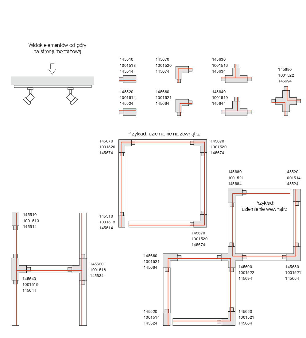 EUTRAC 3-fazowy system szynowy – profesjonalne oświetlenie natynkowe do biur, galerii i mieszkań