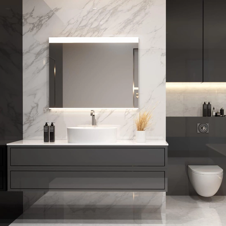 Lampy nad lustro: boczne, górne czy obwodowe? Kompletny wybór do każdej łazienki