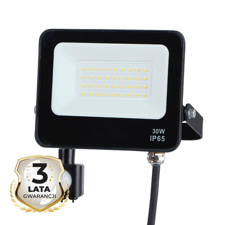 Naświetlacz LED 30W 4000K PIR (EKN1626) - Eko-Light