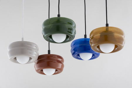 Szklana pojedyncza lampa wisząca TEVO (8815) - Argon