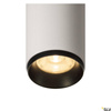 NUMINOS® SPOT PHASE M, wewnętrzna oprawa sufitowa natynkowa LED, biała/czarna 2700 K 24° (1004198) - SLV