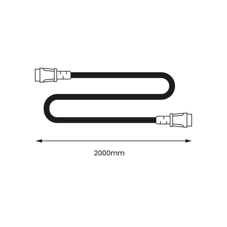 Kabel przedłużający do Fokus 100W - 2m (EKO9766) - Eko-Light