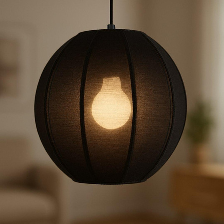 Lampa wisząca Dana Czarny 1xE27 (ML1806) - Milagro