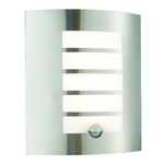 Kinkiet Bianco LED PIR 1lt wall IP44 7W (75931) - Saxby