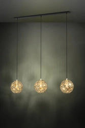 Lampa wisząca SKOURA czarna (39757) - EGLO