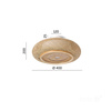 Lampa sufitowa plafon BOHO BULI S 1xE27 Kobi Design (001488KOB) - KOBI LIGHT