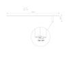 Kinkiet MOTIVE LED L 3000k (10313) - Nowodvorski