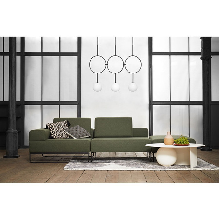 ISUULLA C czarna potrójna lampa sufitowa z podwyższoną szczelnością IP44 (ISC322PS0) - Ummo