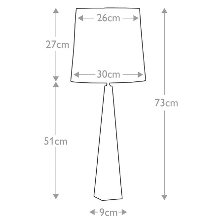 Lampa stołowa Ascent (ASCENT-TL-PN-BK) - Elstead Lighting
