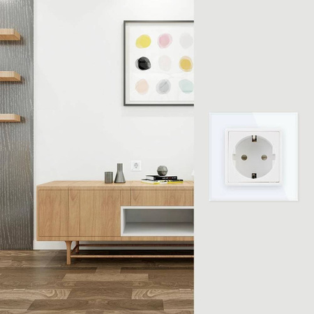 Moduł gniazda czarnego elektrycznego 16A - 230V (WG-71EU-S-62) LIVOLO