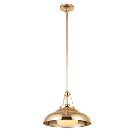 Lampa wisząca w stylu Modern Palmetto Polerowany mosiądz (QN-PALMETTO-P-M-PB) - Quintiesse
