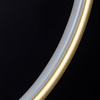 Lampa wisząca Ledowe okręgi No.1 Φ40 cm in 4k złota ściemnialna Altavola Design (LA073/P_40_in_4k_gold_dimm) - ALTAVOLA DESIGN