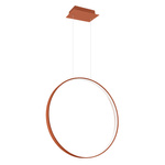 Lampa wisząca RIO 55 ochra czerwona LED 3000K (TH.405) - Thoro Lighting