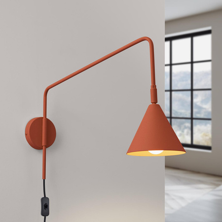 Kinkiet NOX ochra czerwona (SL.1701) - Sollux Lighting