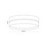 Lampa sufitowa LINOBIANCO Ø 60 (6578) - TK Lighting