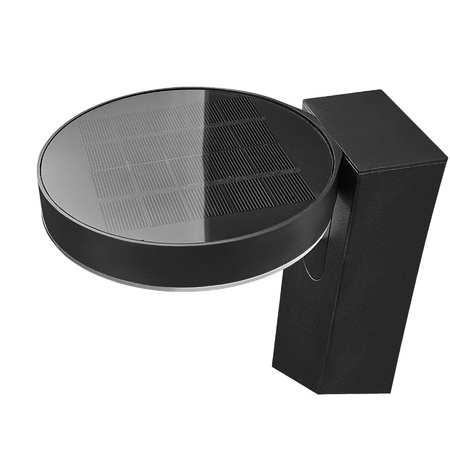 Lampa ogrodowa RICA Nordlux SolarLed  Stal nierdzewna Czarny
