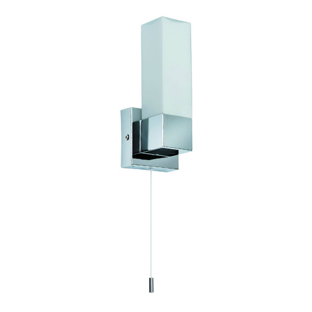 Kinkiet Square 1lt wall IP44 40W (39627) - Saxby