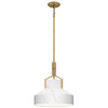 Lampa wisząca Brecken - 2 źródła światła - Stary brąz (QZ-BRECKEN-2P-OZ-ABG) - Elstead Lighting