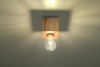 Plafon ARIZ naturalne drewno (SL.0675) - Sollux