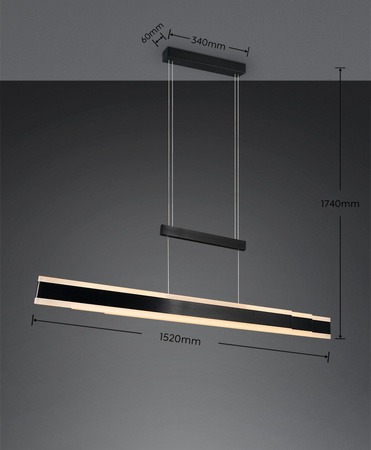 Nowoczesna lampa wisząca ARCOLA (331210332) - Trio