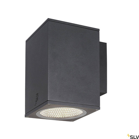 ENOLA SQUARE L, single, lampa ścienna natynkowa LED outdoor, kolor antracytowy CCT 3000/4000K (1003437) - SLV