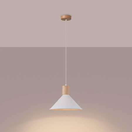 Lampa wisząca JAGA biała (SL.1319) - Sollux Lighting