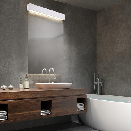 Kinkiet Ibros średni 1 x LED CCT biały IP44 (GS-LWA-9W WH CCT) - Light Prestige