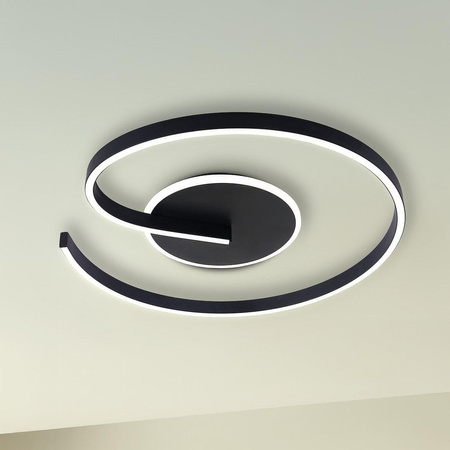 Lampa sufitowa LORENZO BLACK 22W LED (ML1848) - Milagro
