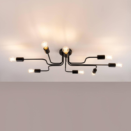 Żyrandol VECTOR 8 czarny (SL.1448) - Sollux Lighting