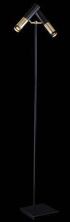 KAVOS LAMPA PODŁOGOWA (black/gold) (8378) - Amplex