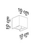 Kinkiet LUCA czarny LED IP54 (SL.0545) - Sollux