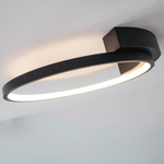 CEILING LIGHT 25W 3000K ALUMINUM&SILICON -DIMMABLE SANDY BLACK BODY (2074 Zambelis) - Zambelis