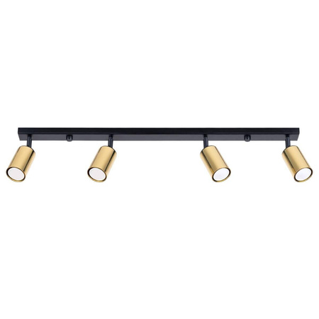 Plafon WINX 4L czarny/złoty (SL.1387) - Sollux Lighting